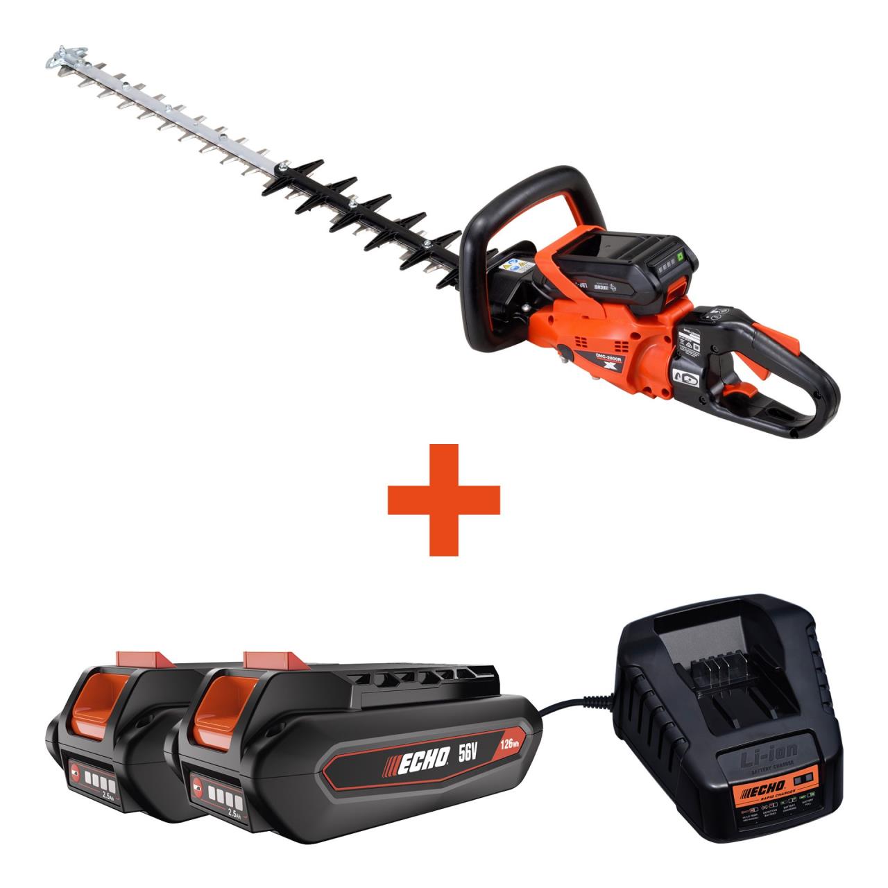 Akku-Heckenschere DHC-2800R Aktionsset - inkl. 2x 2,5 Ah Akku & Schnellladegerät