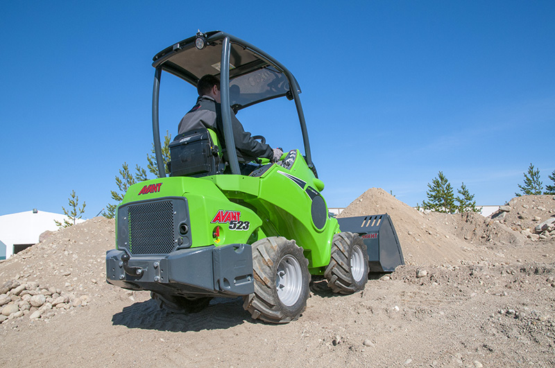 Radlader Miniradlader Erdbohrer, Dung-Silage-Greifer